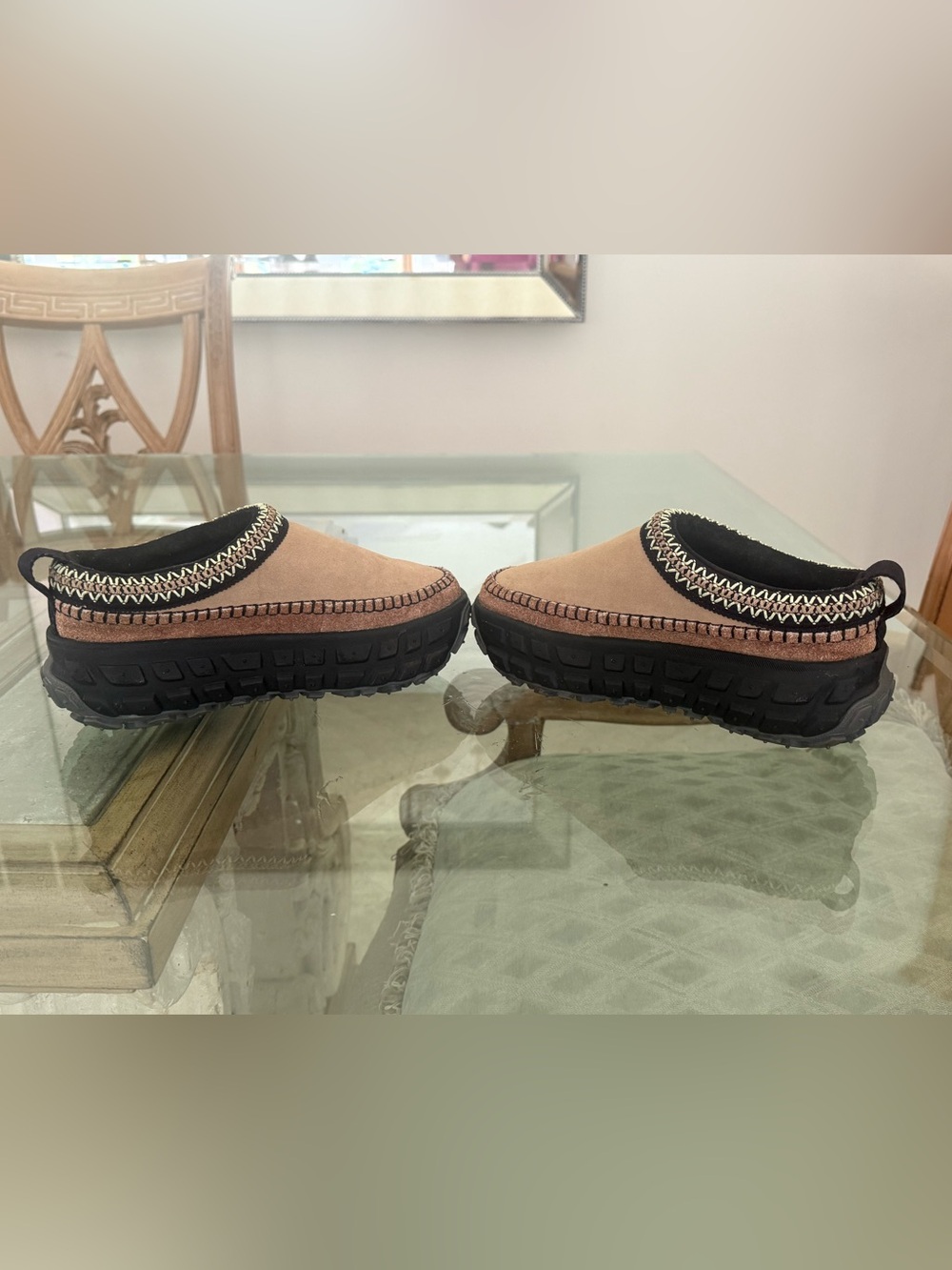 UGG VENTURE DAYS Clog Mule Sand/Black size 7 🤎🖤 - Picture 8 of 11